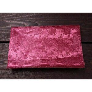 Red Satin Jacquard Sewing Fabric Christmas Valentine Wedding Elegant 33"x58"